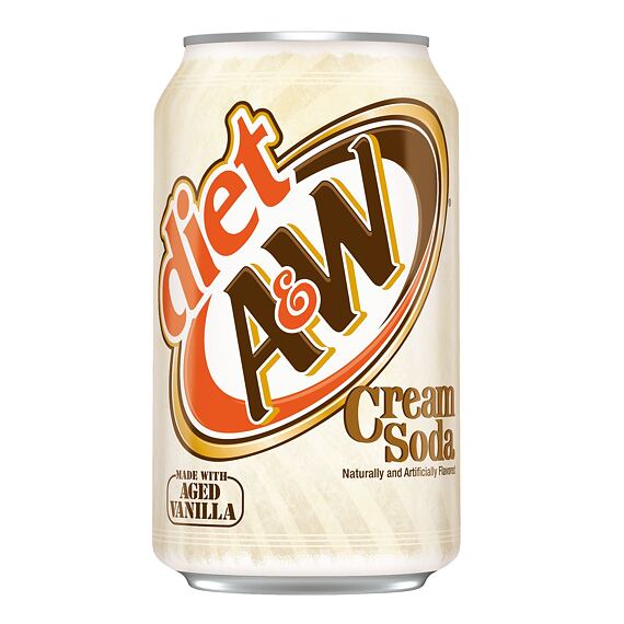 A&W Cream Soda Diet 355ml | A&W 零糖奶油苏打饮 355ml
